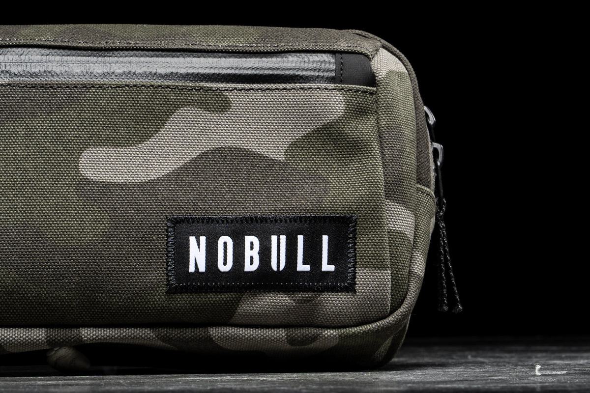 Green Camo Men's Nobull Crossbody Bags | USA537264