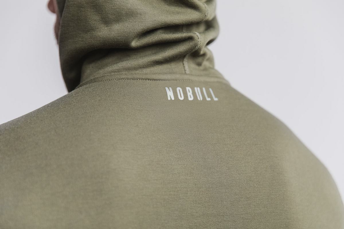 Green Men's Nobull Crossfit® Hoodie | USA805943