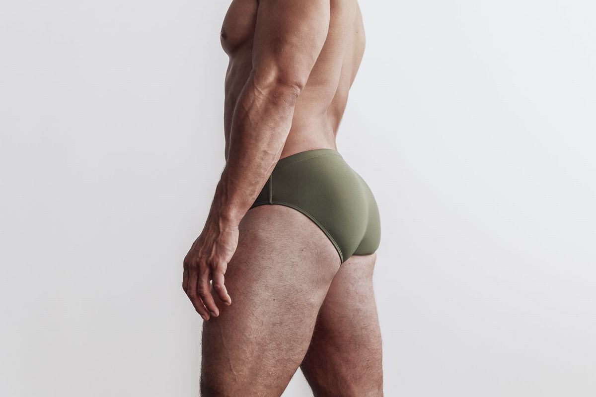 Green Men's Nobull Swim Brief Swim | USA057389