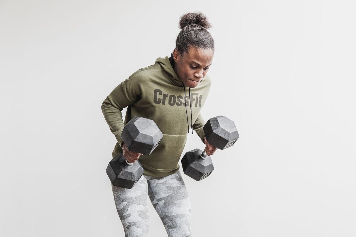 Green Women's Nobull Crossfit® Hoodie | USA327150