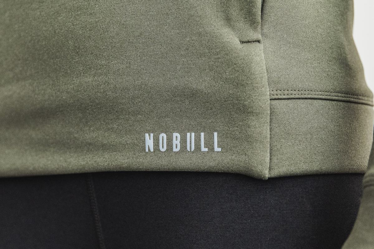 Green Women's Nobull Performance Hoodie | USA231708