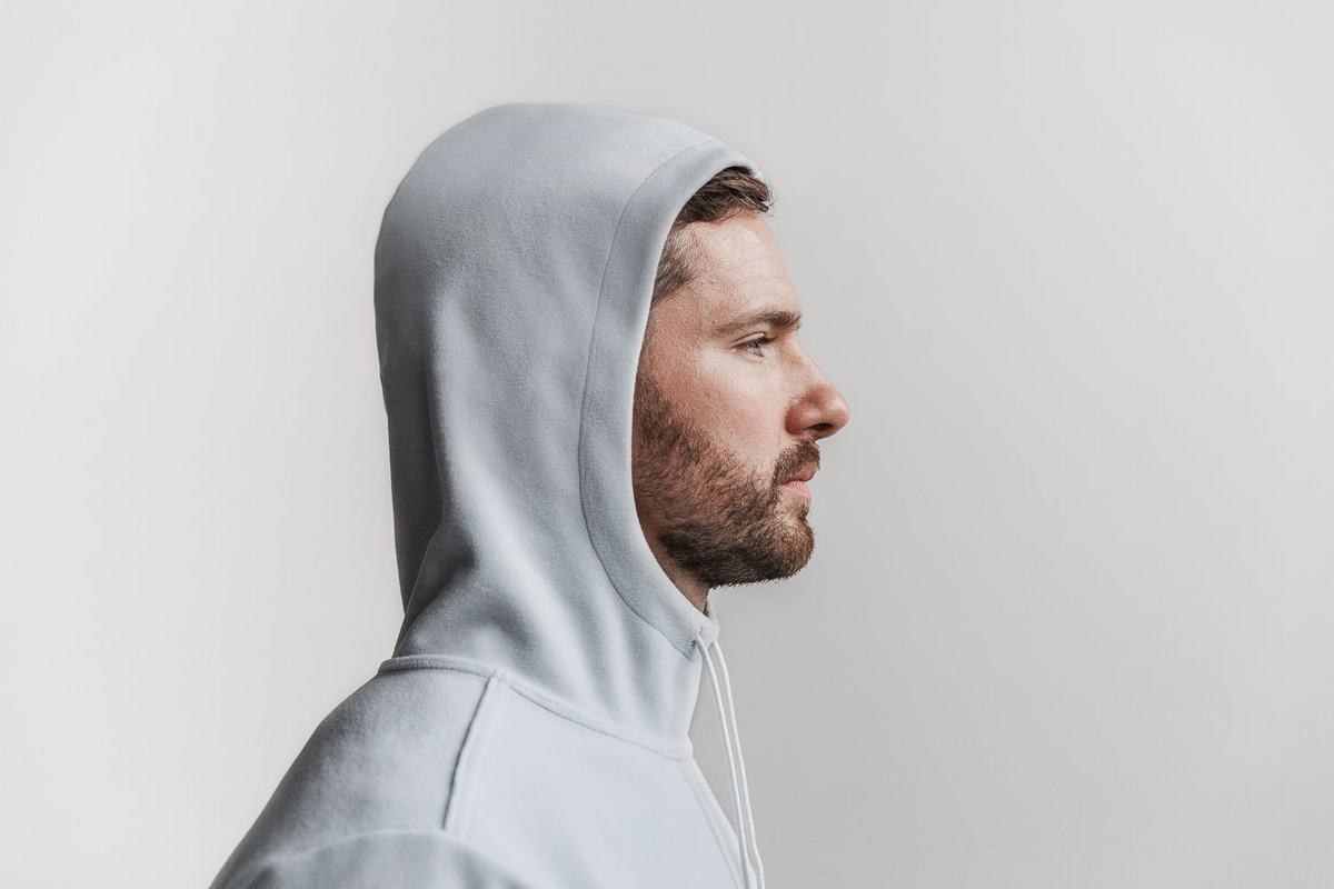 Grey Men's Nobull Arctic Hoodie | USA031456