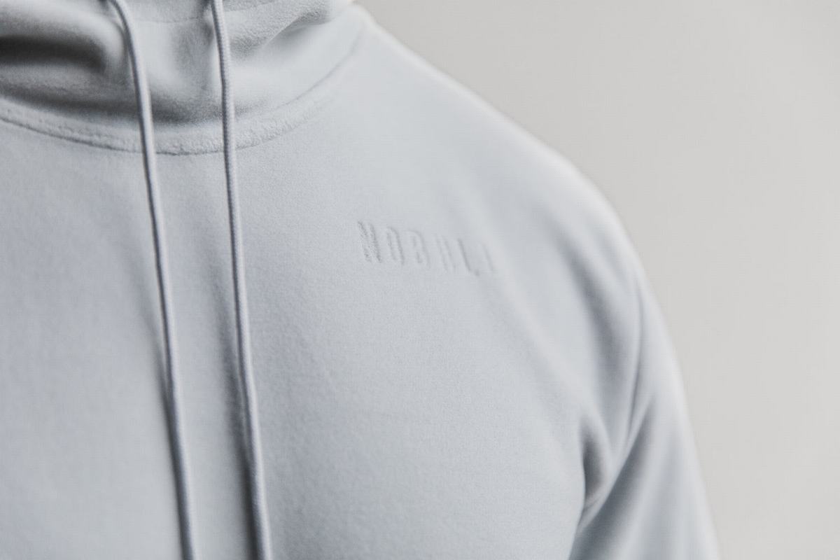 Grey Men's Nobull Arctic Hoodie | USA031456