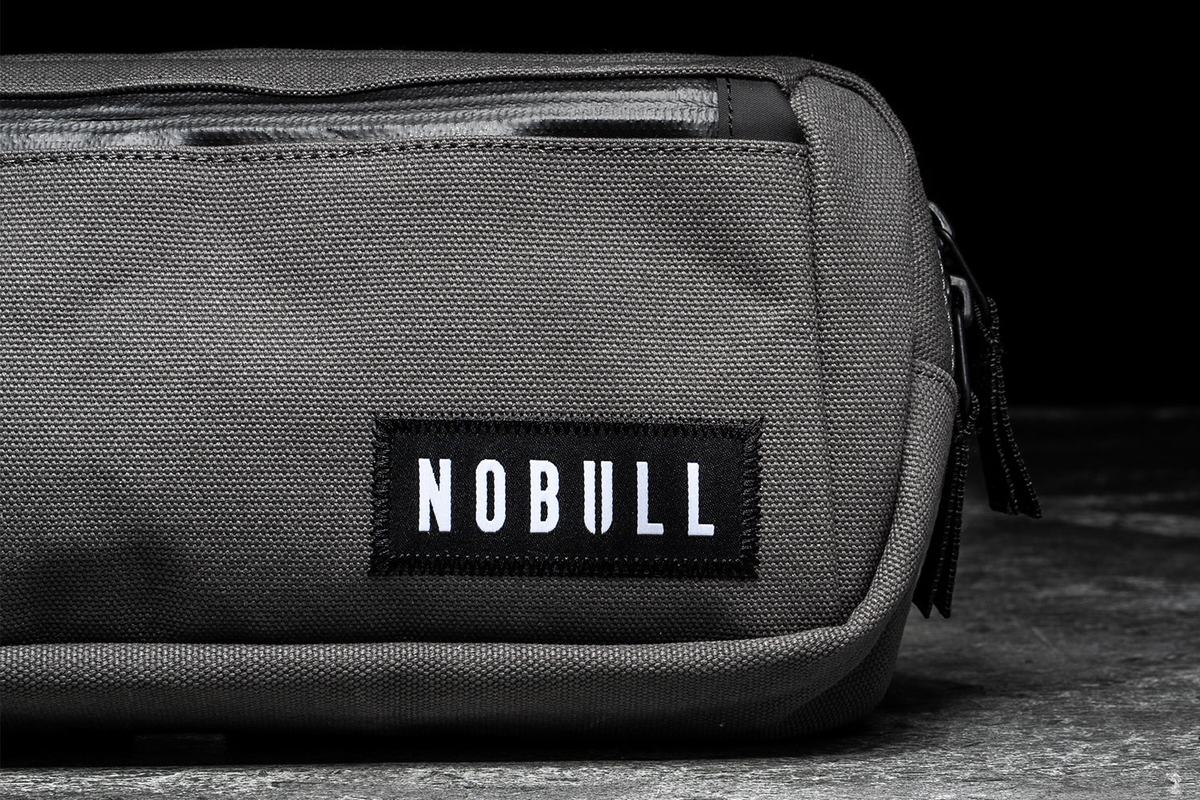 Grey Men's Nobull Crossbody Bags | USA218346