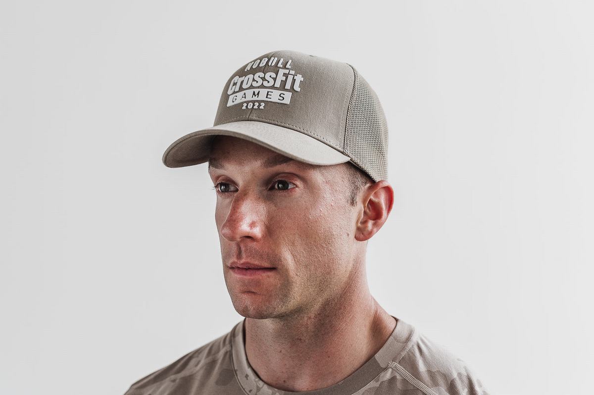 Grey Men's Nobull Crossfit Games® 2022 Curved-Brim Trucker Hats | USA631798