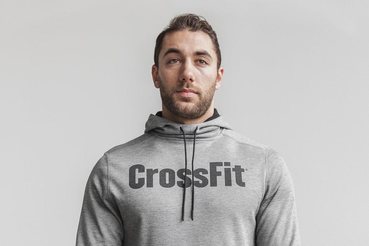 Grey Men's Nobull Crossfit® Hoodie | USA648751