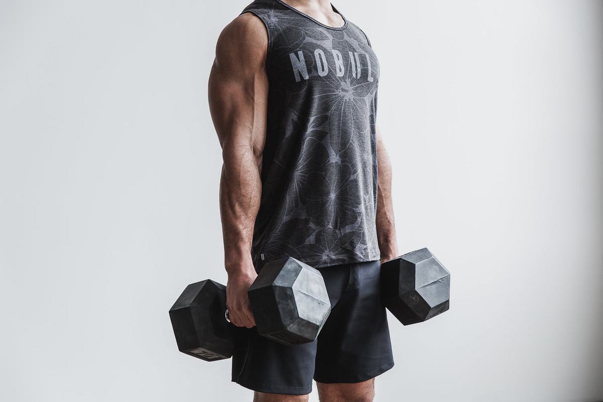 Grey Men's Nobull Tank Tops | USA351498