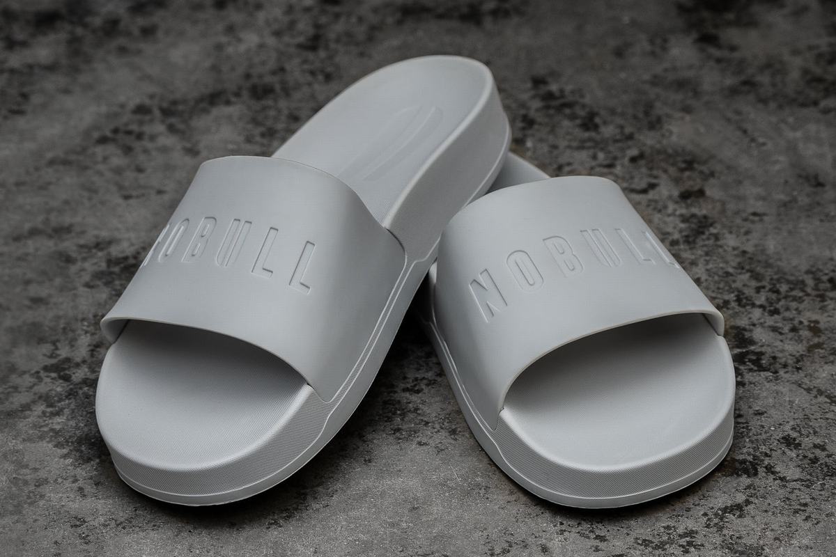 Grey Women's Nobull Arctic Slides | USA190587