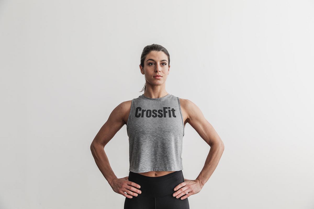 Grey Women\'s Nobull Crossfit® Muscle Tank Tops | USA429136