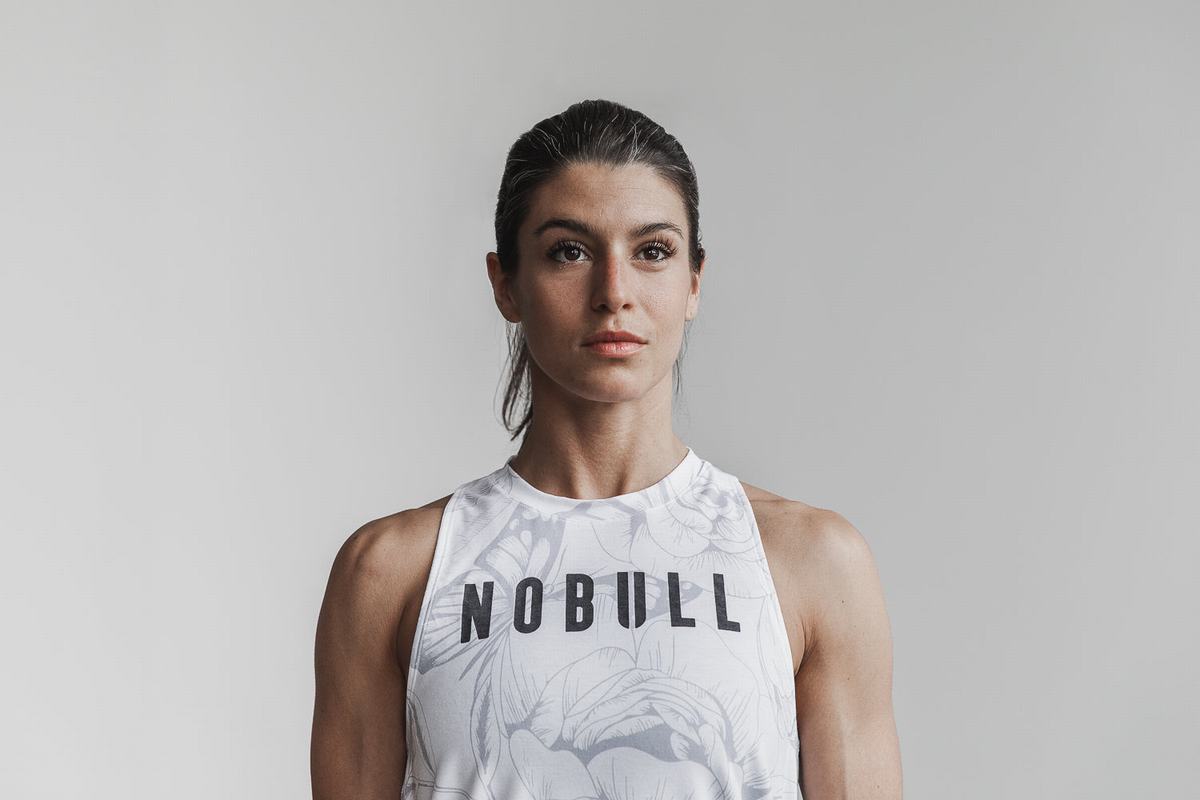 Grey Women's Nobull High-Neck Tank Tops | USA024569