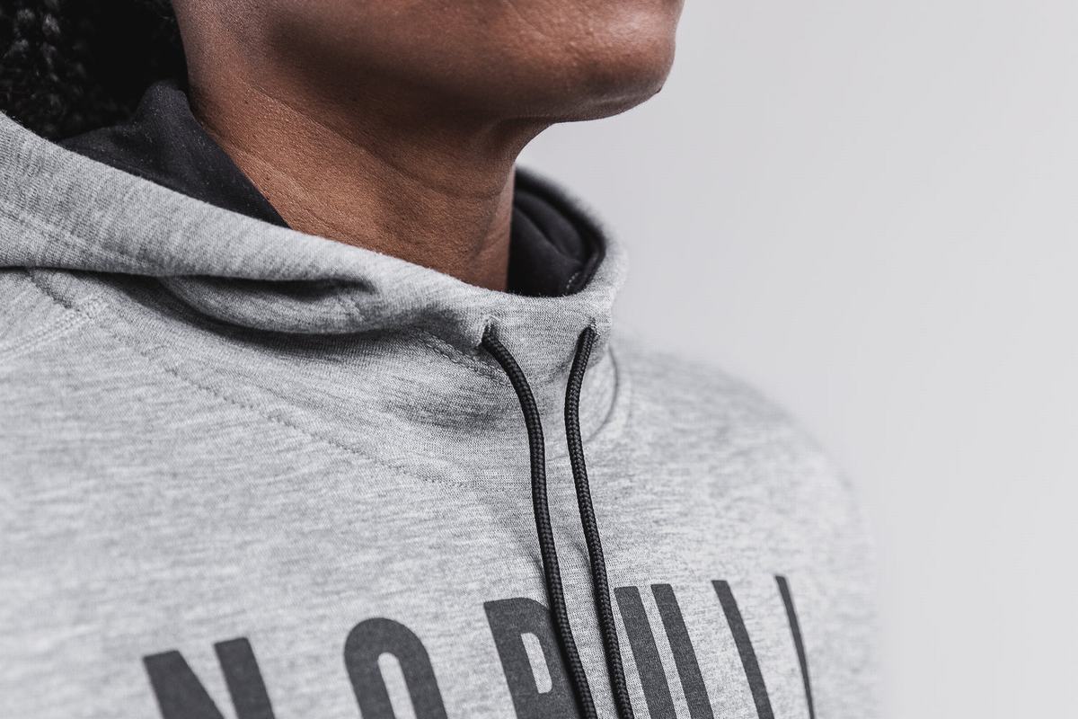 Grey Women's Nobull Hoodie | USA586174