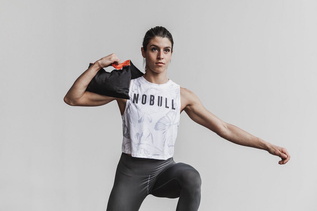 Grey Women's Nobull Muscle Tank Tops | USA954230