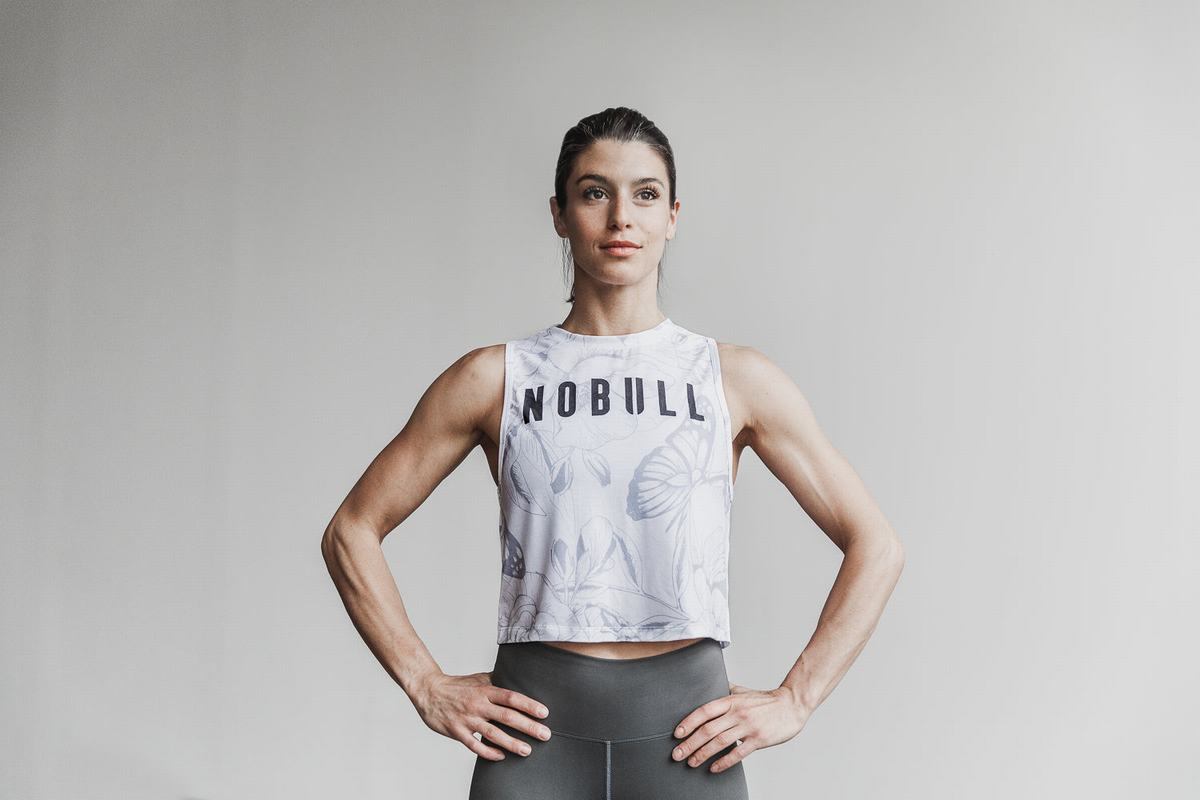 Grey Women\'s Nobull Muscle Tank Tops | USA954230