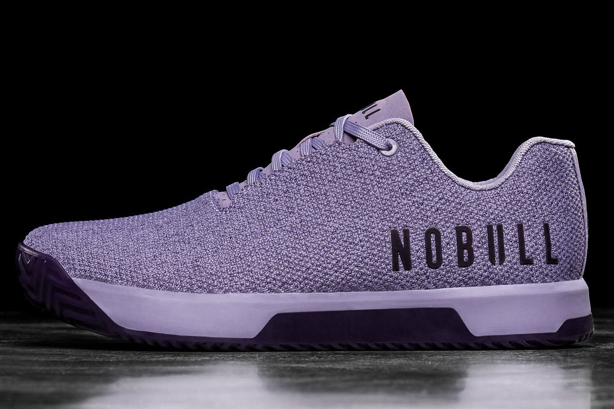 Lavender Women\'s Nobull Superfabric Trainers | USA872946