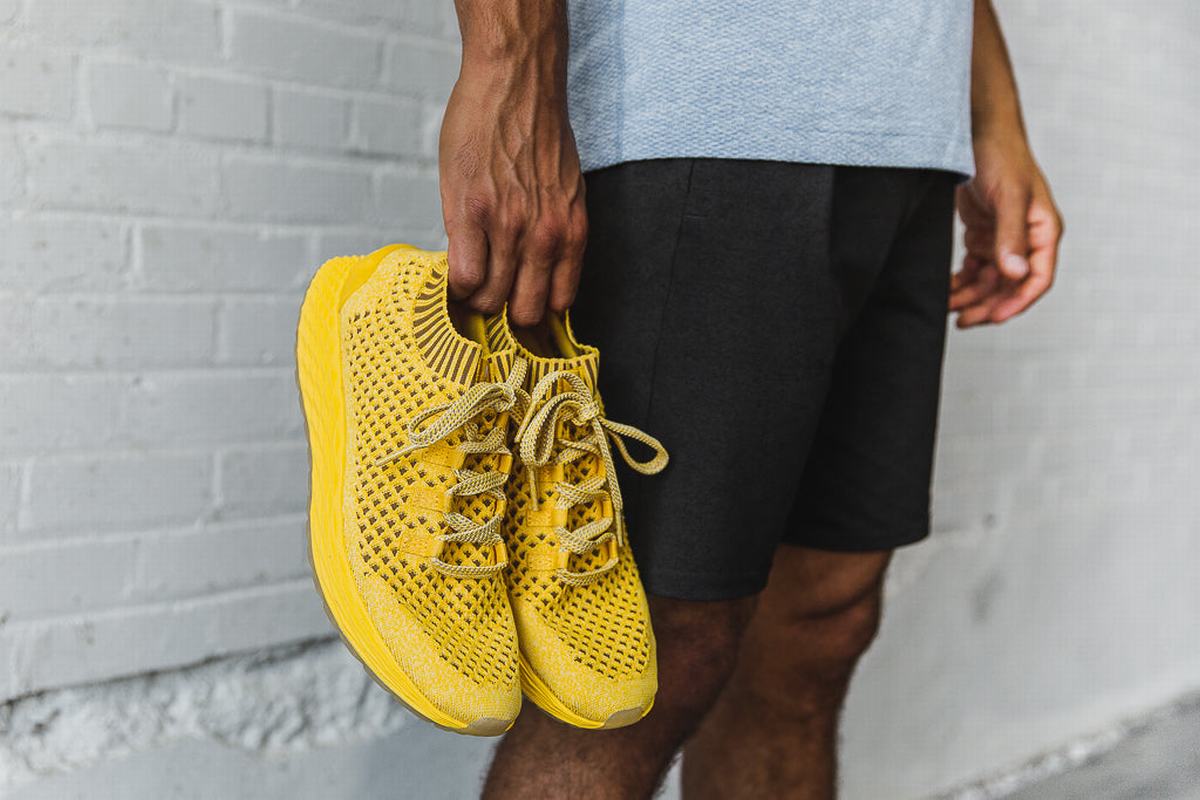 Lemon Men's Nobull Knit Runner Running Shoes | USA043126