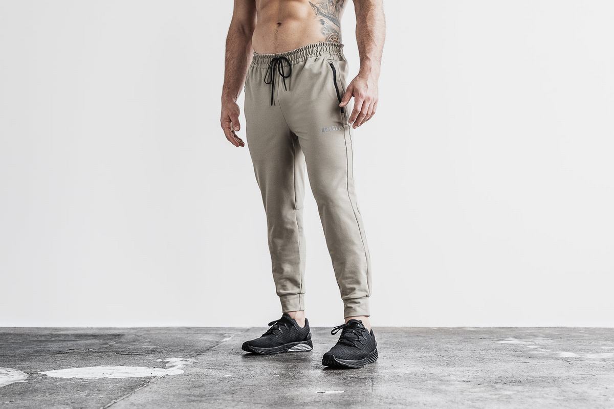 Light Brown Men\'s Nobull Joggers | USA041693