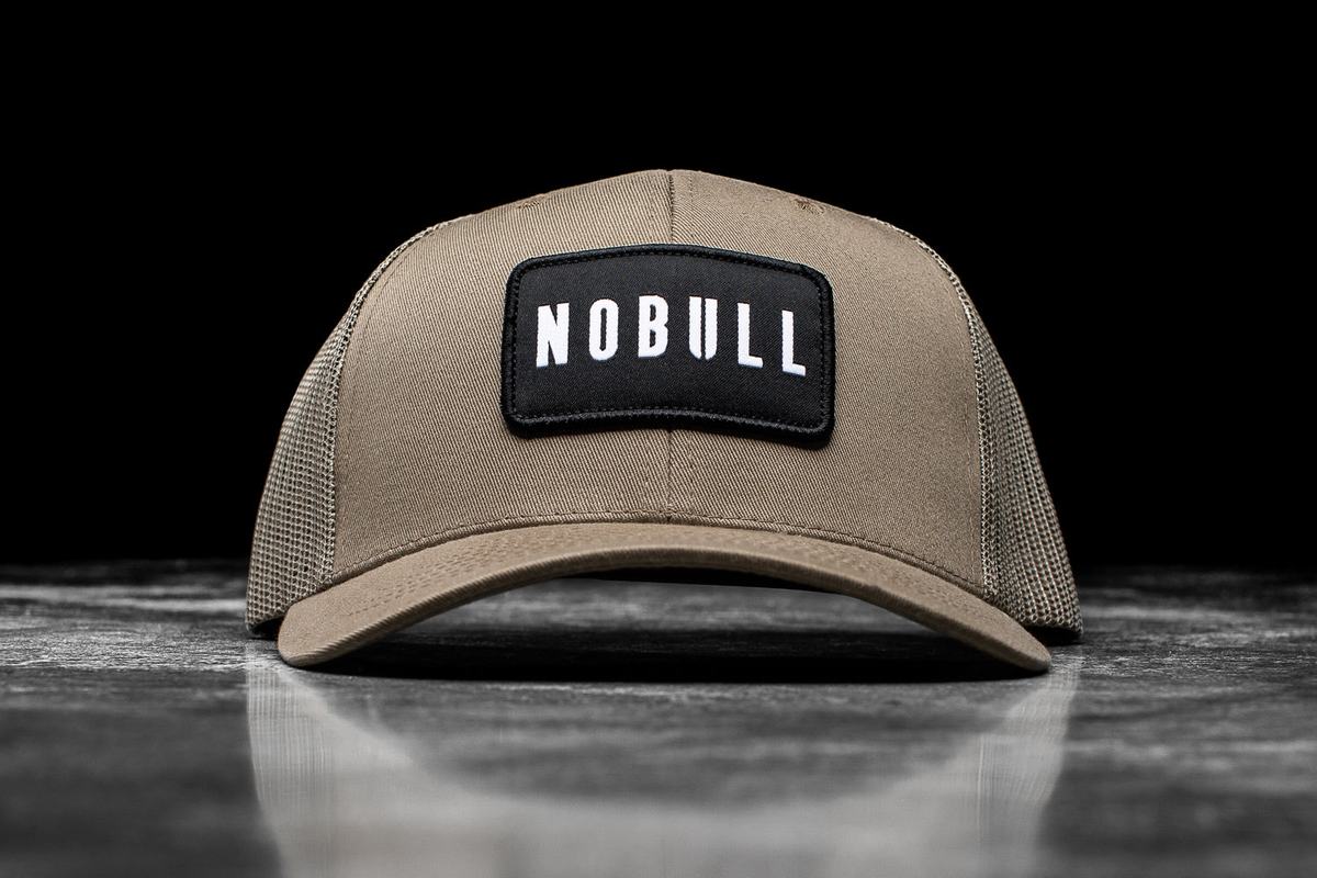 Light Brown Women\'s Nobull Curved-Brim Trucker Hats | USA329874