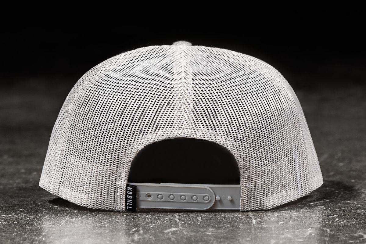 Light Grey Women's Nobull Flat-Brim Trucker Hats | USA518936