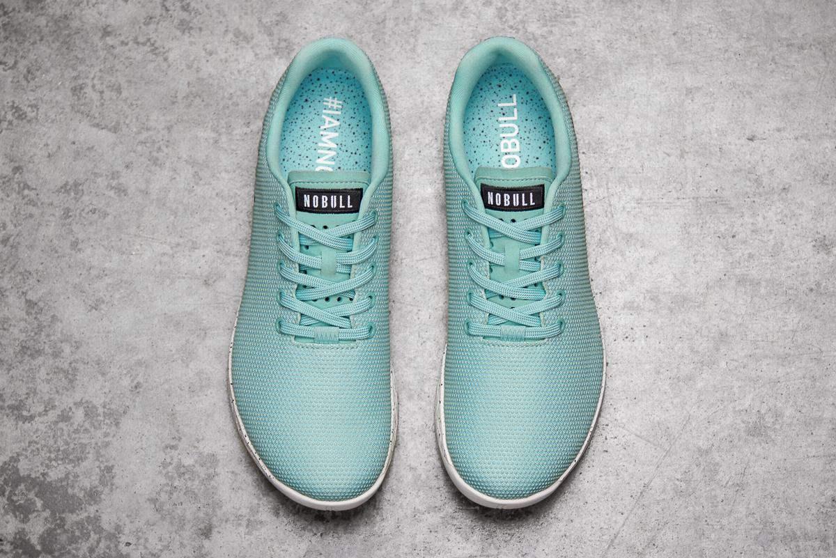 Light Turquoise Men's Nobull Superfabric Trainers | USA981543