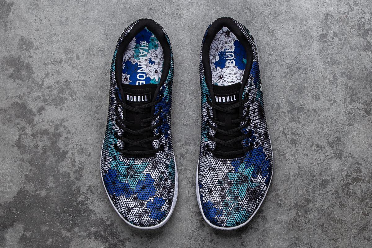 Midnight Floral Men's Nobull Superfabric Trainers | USA170829