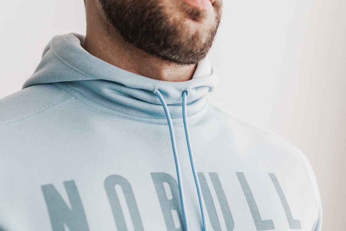 Navy Men's Nobull Hoodie | USA096578