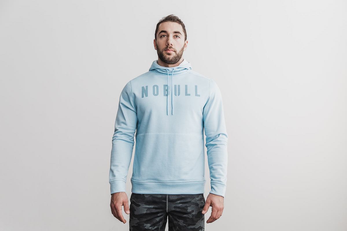 Navy Men\'s Nobull Hoodie | USA096578