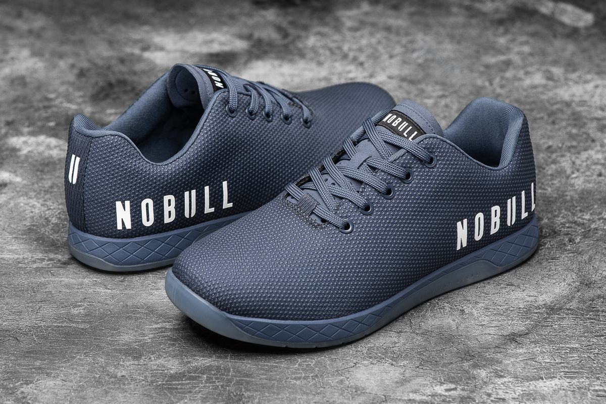 Navy Men's Nobull Superfabric Trainers | USA871203