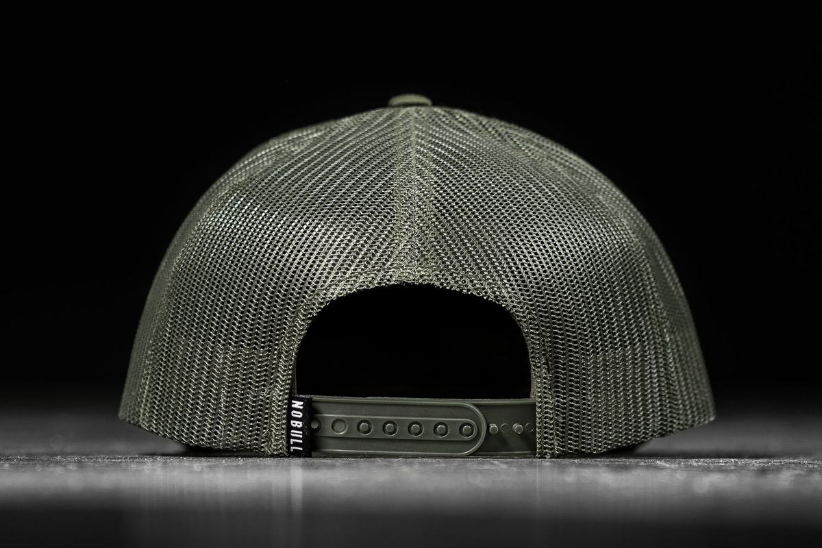 Olive Men's Nobull Curved-Brim Trucker Hats | USA289731