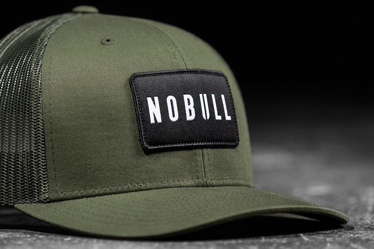 Olive Men\'s Nobull Curved-Brim Trucker Hats | USA289731