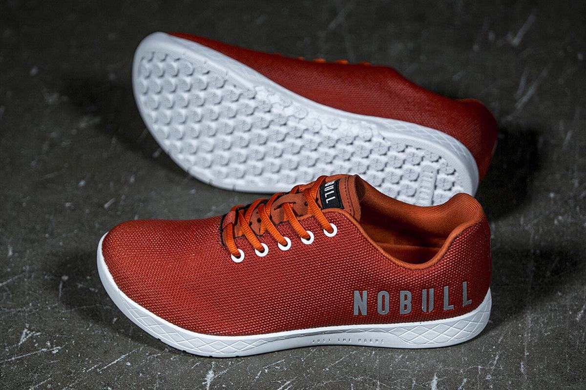 Orange Men's Nobull Superfabric Trainers | USA091632