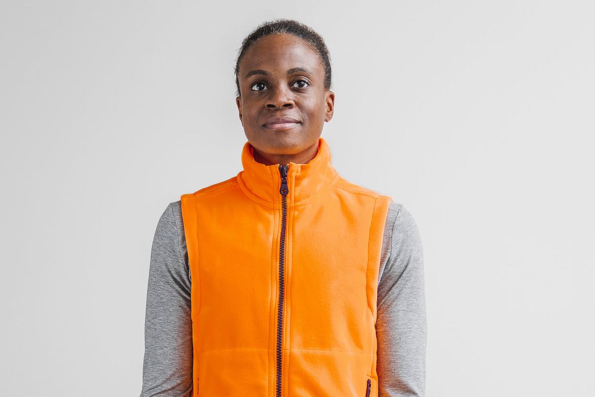 Orange Women's Nobull Arctic Neon Vest | USA546389