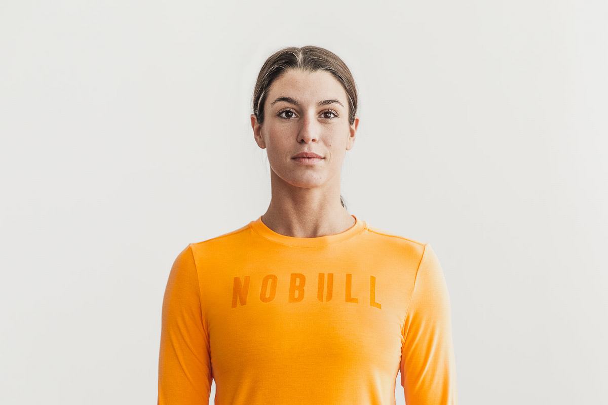 Orange Women\'s Nobull Long Sleeves | USA687591