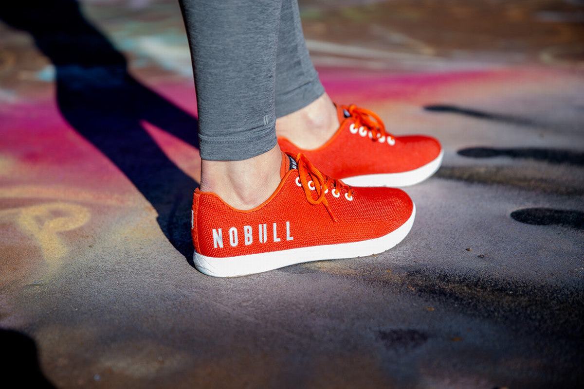 Orange Women's Nobull Superfabric Trainers | USA813026