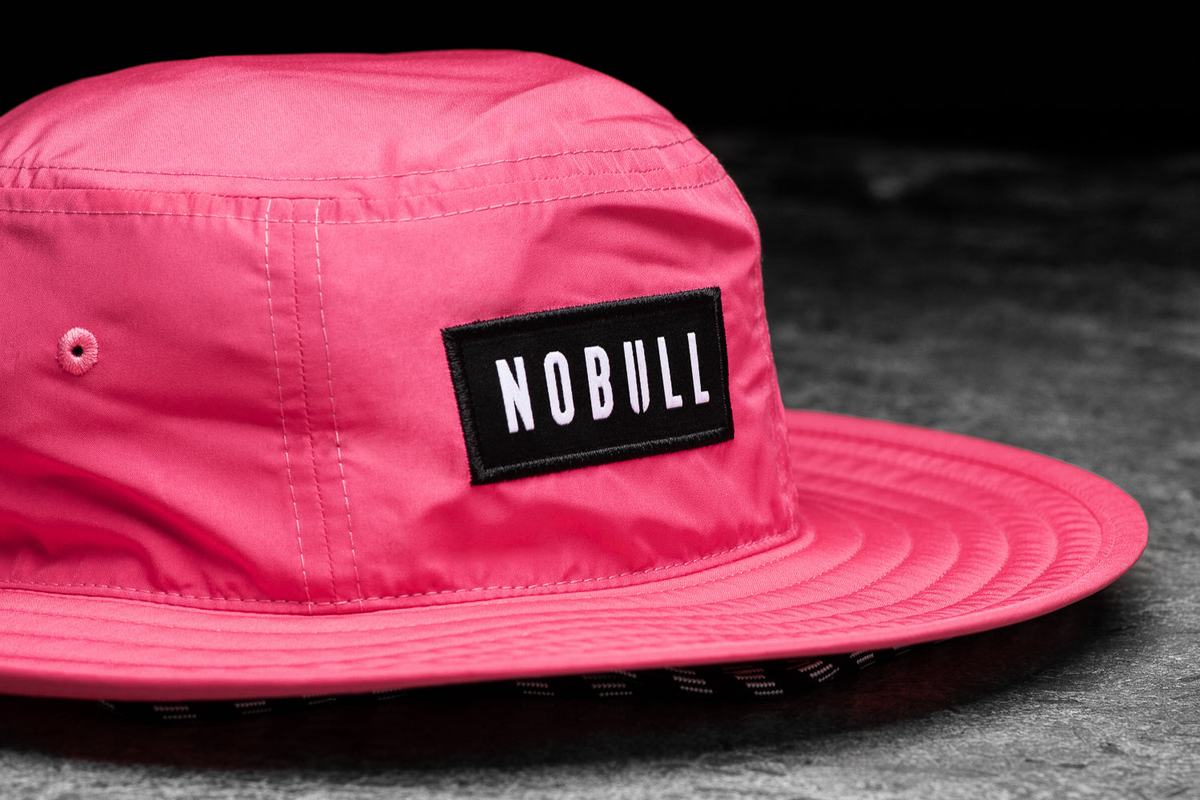 Pink Women's Nobull Boonie Neon Hats | USA654283