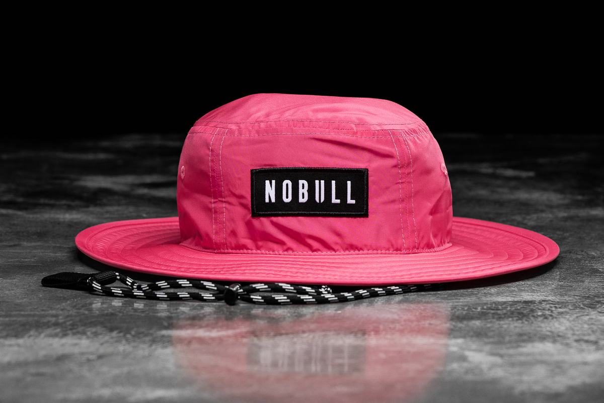 Pink Women\'s Nobull Boonie Neon Hats | USA654283