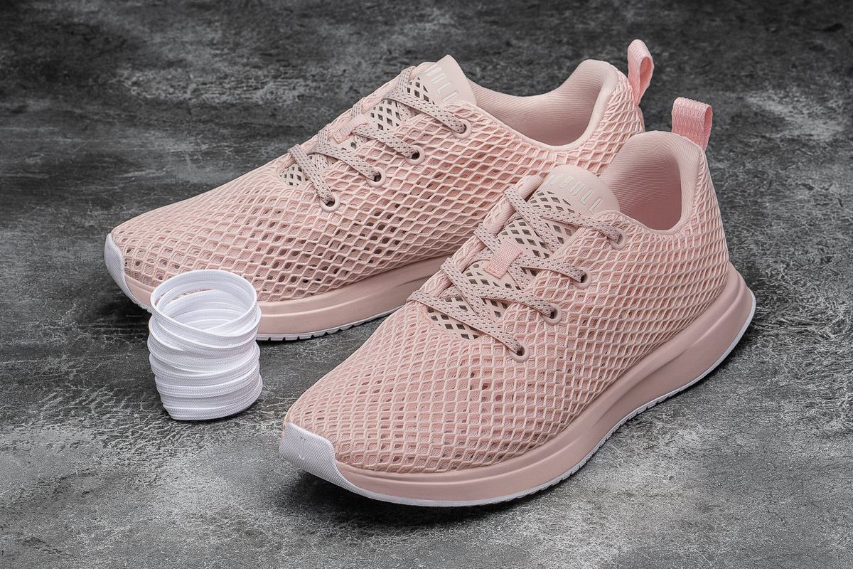 Pink Women's Nobull Mesh Runner Running Shoes | USA071563