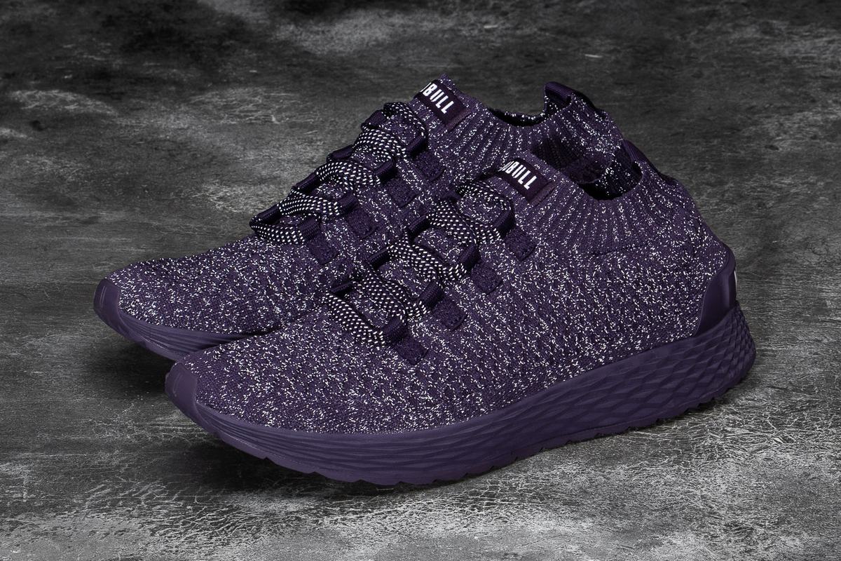 Purple Men's Nobull Knit Runner Running Shoes | USA842097