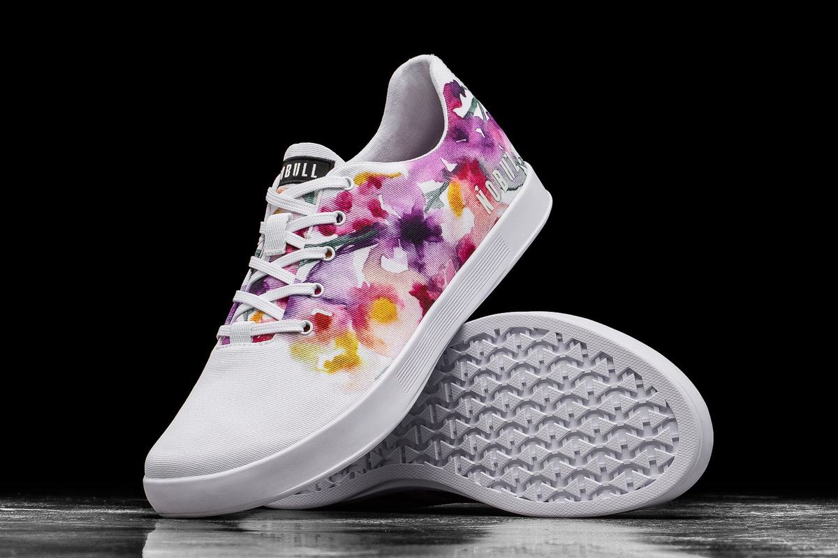 Purple Women's Nobull Canvas Trainers | USA372546