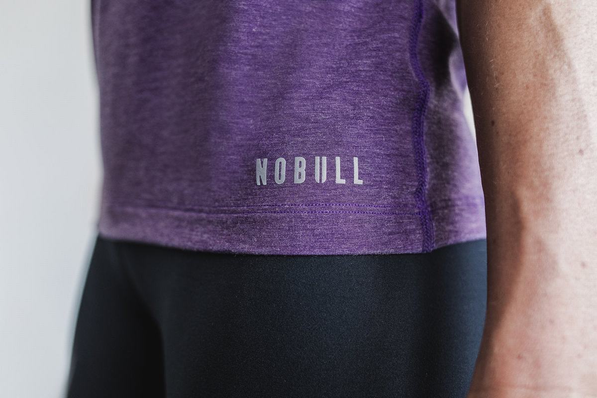 Purple Women's Nobull High-Neck Bright Colors Tank Tops | USA143087