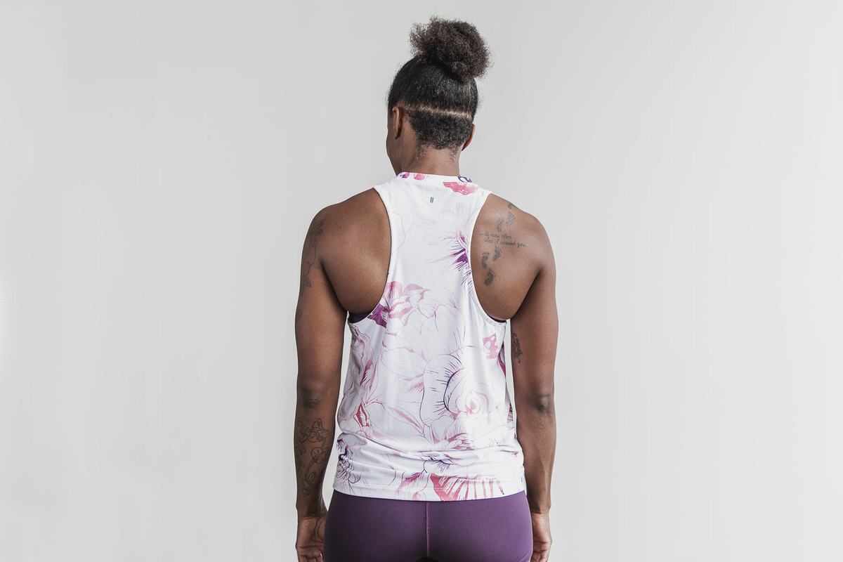 Purple Women's Nobull High-Neck Tank Tops | USA214985