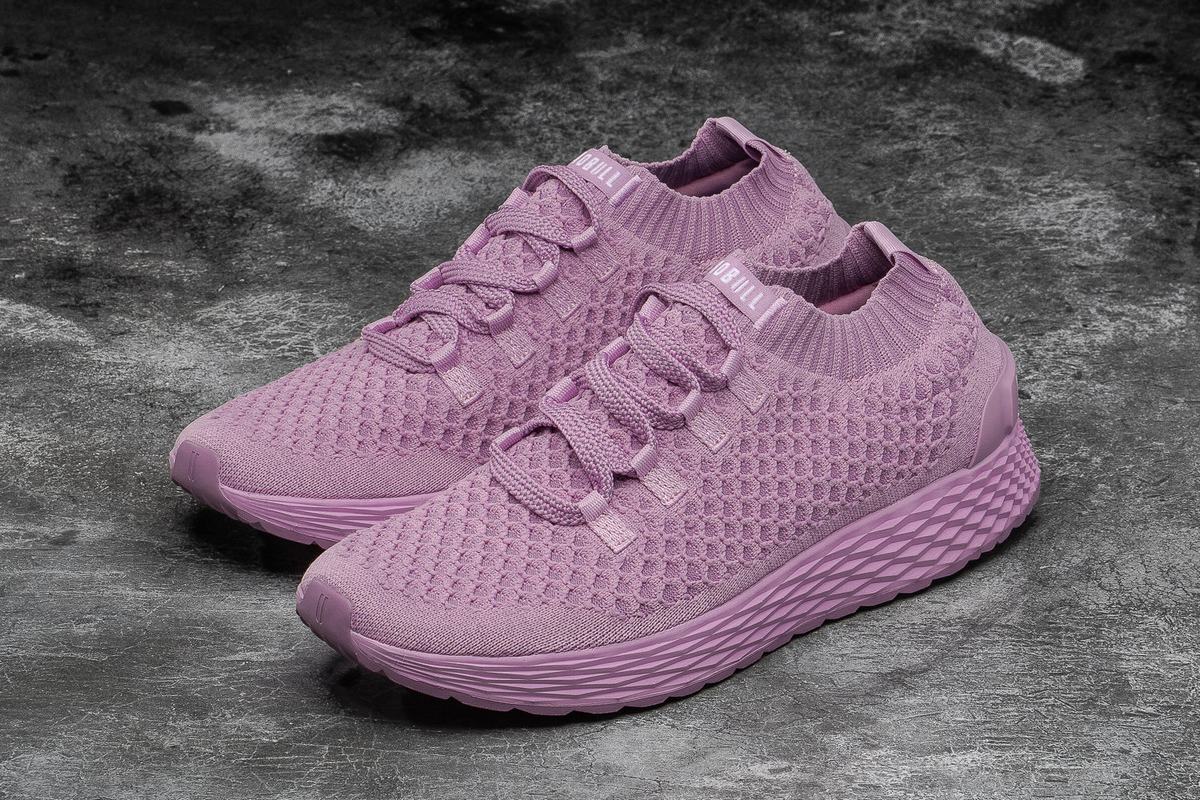 Purple Women's Nobull Knit Runner Running Shoes | USA945012