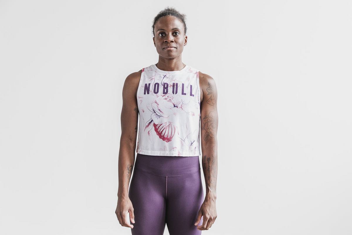 Purple Women\'s Nobull Muscle Tank Tops | USA529671