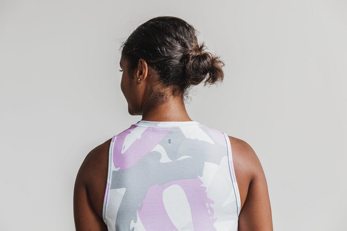 Purple Women's Nobull Muscle Toomey Tank Tops | USA706138