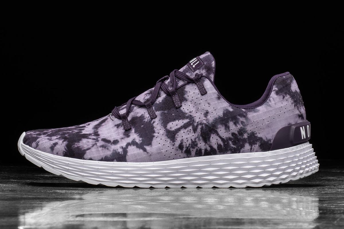 Purple Women\'s Nobull Tie-Dye Ripstop Runner Running Shoes | USA520713