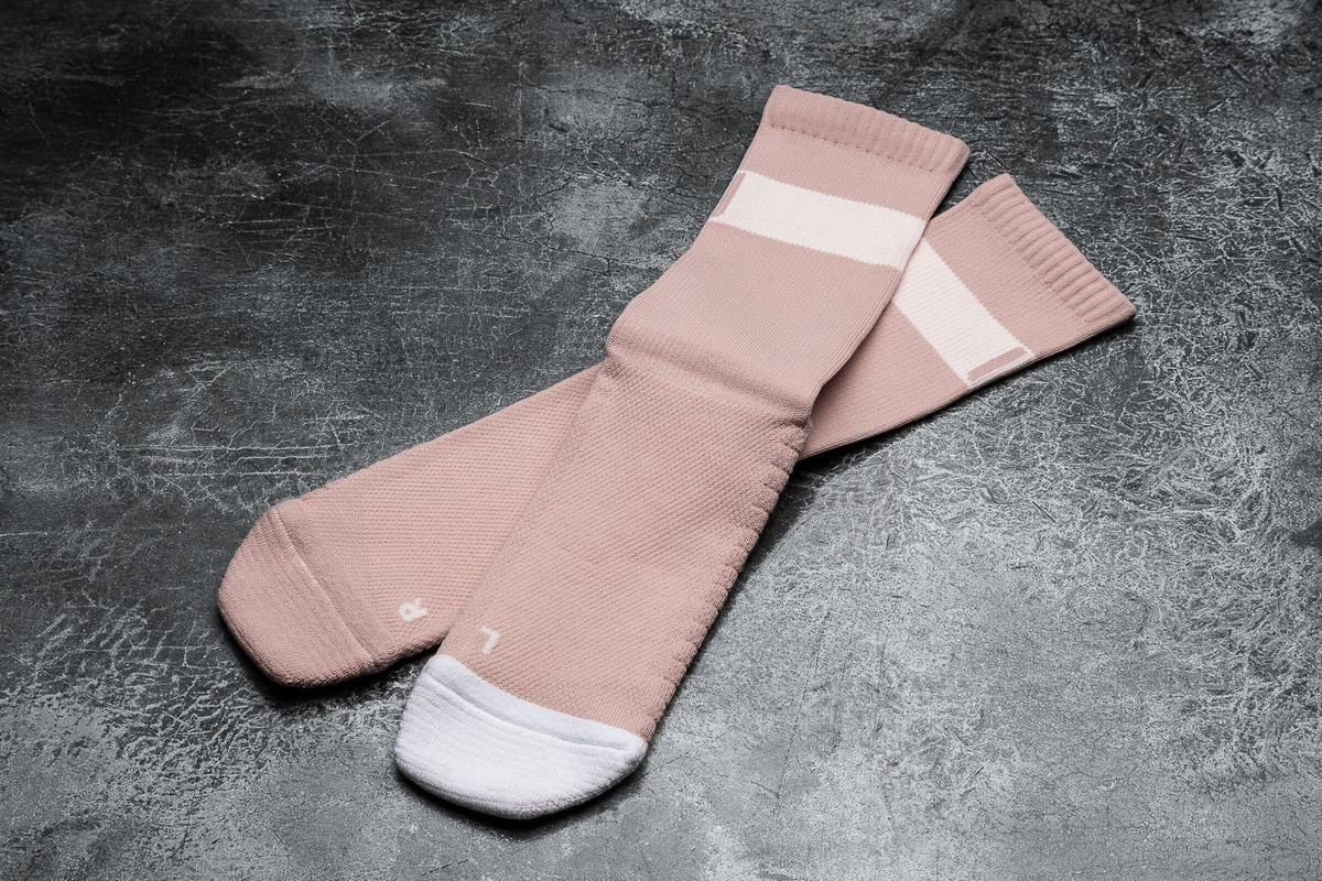 Rose White Men's Nobull Crew Socks | USA167594