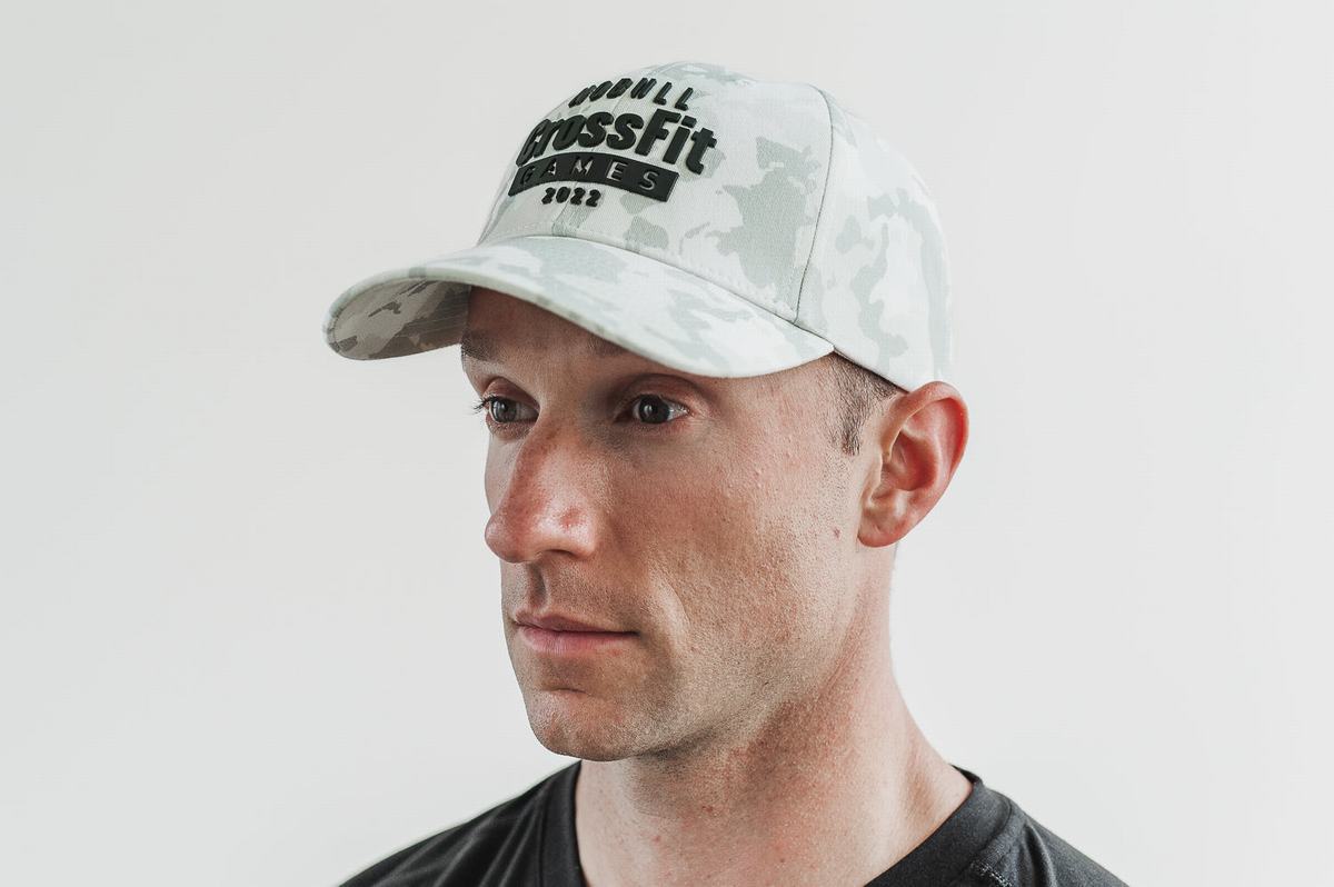 White Camo Men's Nobull Crossfit Games® 2022 Classic Hats | USA385120