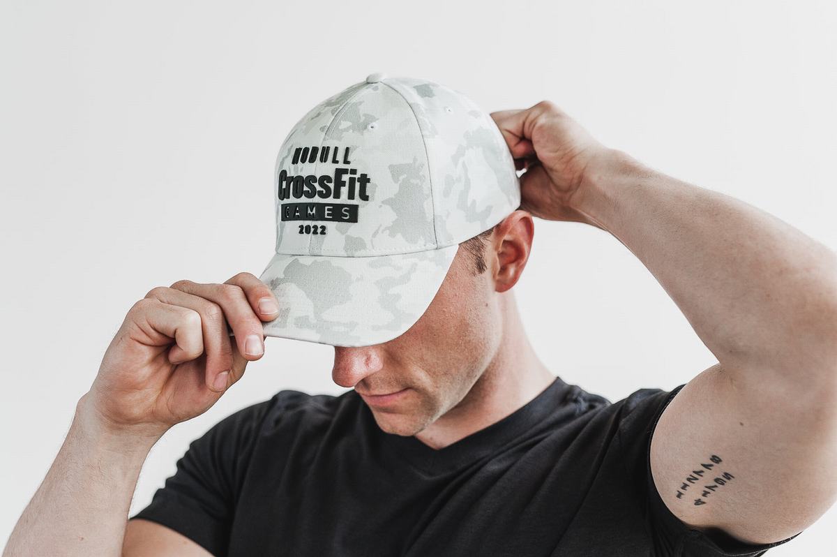 White Camo Men\'s Nobull Crossfit Games® 2022 Classic Hats | USA385120