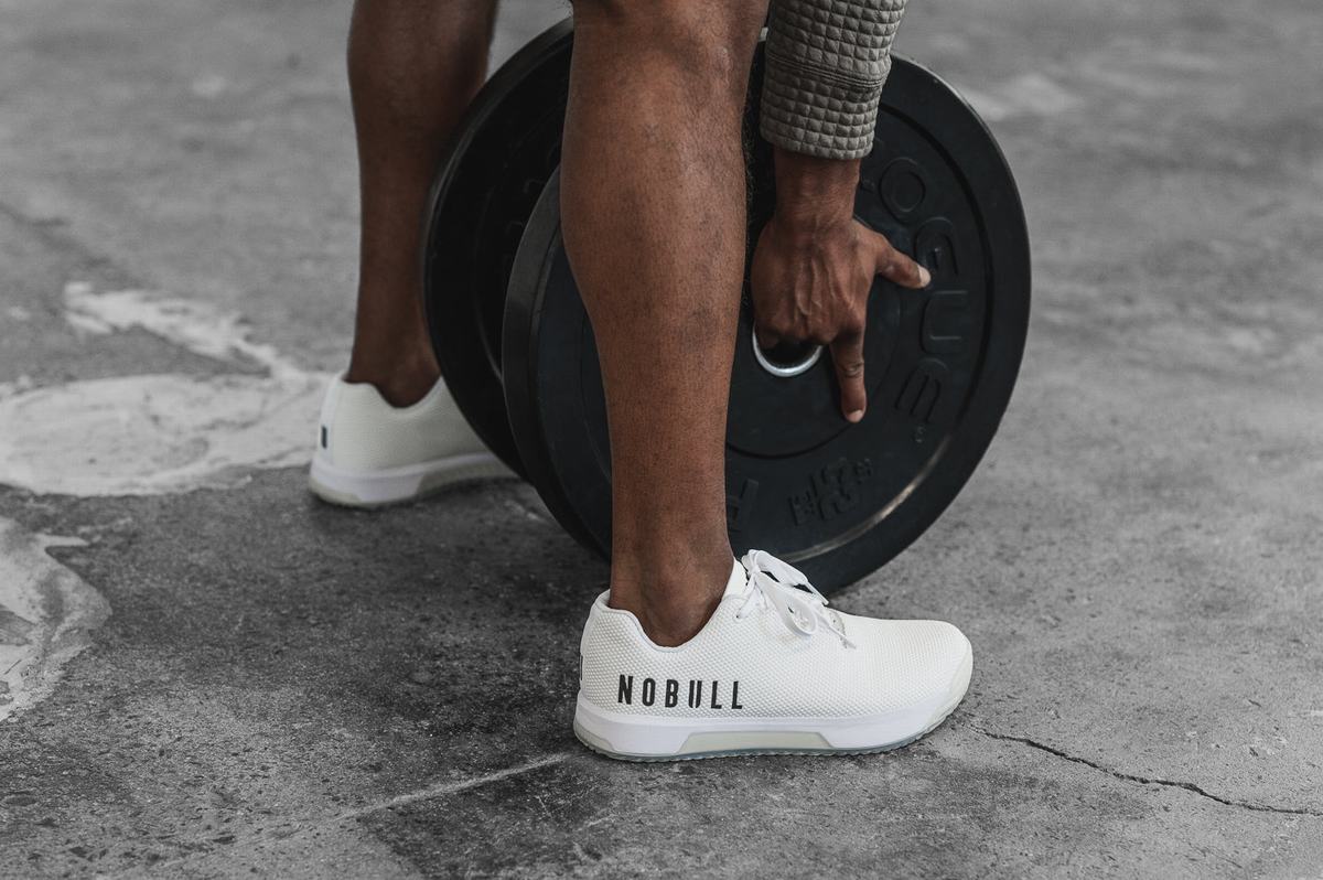 White Men's Nobull Superfabric Crossfit® Crossfit Shoes | USA108279