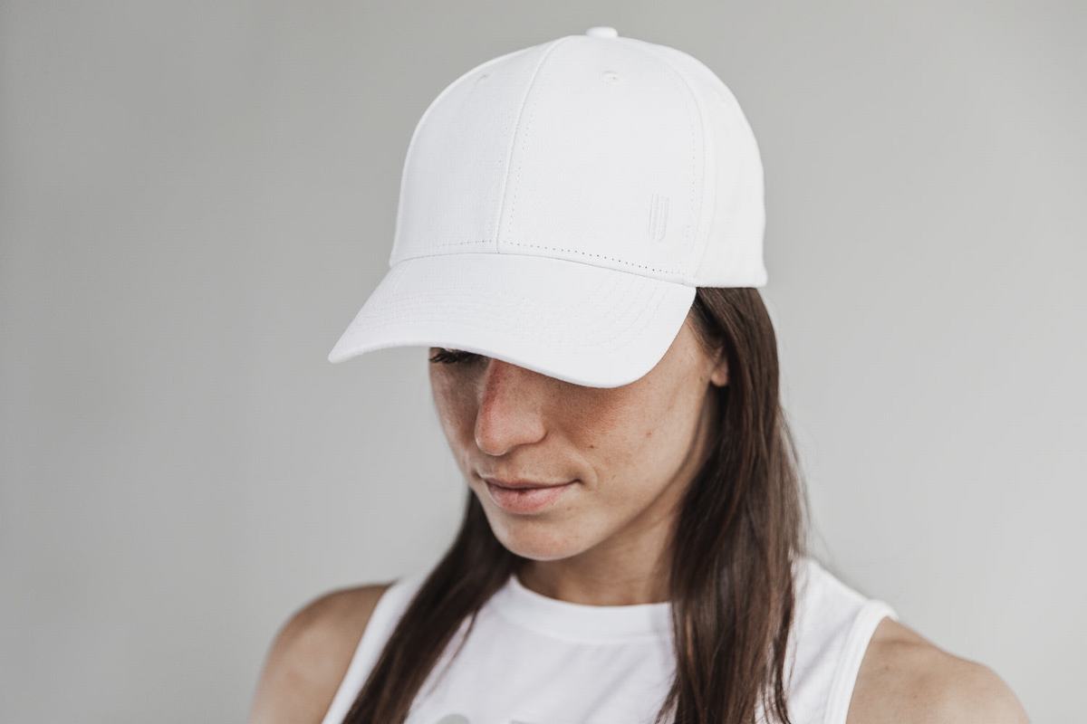 White Women's Nobull Horns Classic Hats | USA769412