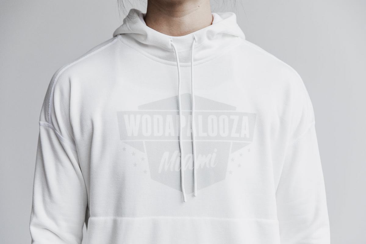 White Women's Nobull Wodapalooza Hoodie | USA317980